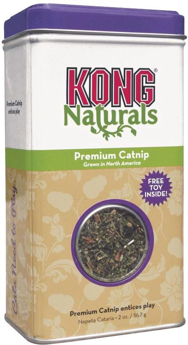 Kong Cat Naturals Premium Catnip - Kattenkruid - Kattenspeelgoed - 57 Gr 2 Kong Cat Naturals Premium Catnip - Kattenkruid - Kattenspeelgoed - 57 Gr - Afbeelding 2