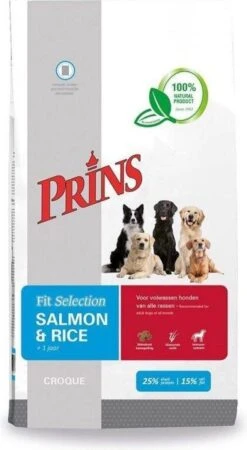 Prins Fit Selection Zalm/Rijst - 15 KG -Huisdierbenodigdheden 658x1200