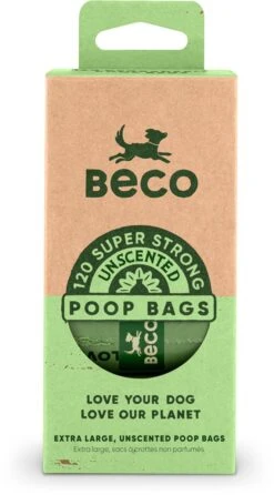 Beco Hondenpoepzakjes - Groot En Sterk - Rollen Van 15 Zakjes - Inhoud 60, 120, 270 Of 540 Stuks Per Verpakking - 540 Stuks -Huisdierbenodigdheden 665x1200