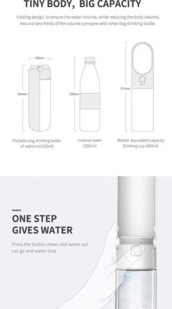 Vouwbare Honden Waterfles 420ml - Honden Fles Water - Honden Bidon - Honden Drinkfles - Paars 14 Vouwbare Honden Waterfles 420ml - Honden Fles Water - Honden Bidon - Honden Drinkfles - Paars -Huisdierbenodigdheden 671x1200 4