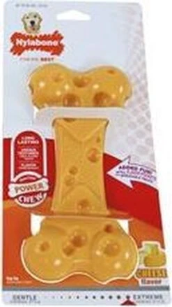 Nylabone Extreme Kauwbot Met Kaassmaak - Voor De Krachtigste Kauwers - Vulbaar Met Smeersels Zoals Pindakaas - XS/M/L - Large -Huisdierbenodigdheden 675x1200 4
