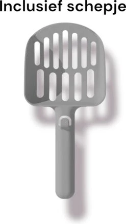 Merkloos Kattenbak - Zwart - Open - Incl. Schep - Modern - Hip - Trendy - Design Kattenbak -Huisdierbenodigdheden 676x1200 4