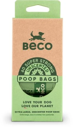 Beco Hondenpoepzakjes - Groot En Sterk - Rollen Van 15 Zakjes - Inhoud 60, 120, 270 Of 540 Stuks Per Verpakking - 540 Stuks -Huisdierbenodigdheden 686x1200