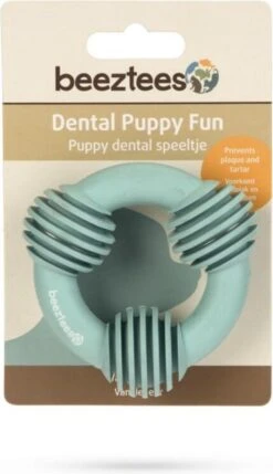 Beeztees Rubber Dental Ring Puppy Groen 8 Cm -Huisdierbenodigdheden 691x1200 3