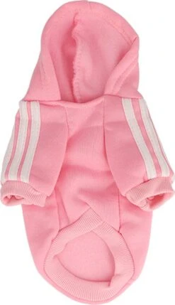 Adidog Hoodie - Hondentrui Maat XXL - Roze - Hondenkleding - Gewicht Hond 5 Tot 7 KG -Huisdierbenodigdheden 691x1200 5