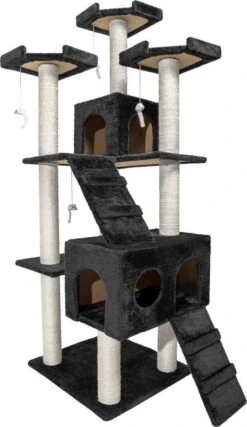 Krabpaal Knuti, Zwart 186 Cm Hoog 400560 -Huisdierbenodigdheden 694x1200 2