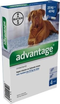 Bayer Advantage 100 Hond 4-10 Kg - 4 Pipetten à 1,0 Ml -Huisdierbenodigdheden 699x1200 1