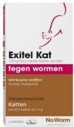 Exitel No Worm Ontwormingsmiddel - Kat 2 Tabl -Huisdierbenodigdheden 700x1200 4
