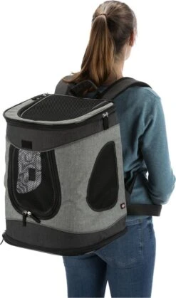 Trixie Hondentas Timon Zwart / Grijs - 34X30X44 CM 15 Trixie Hondentas Timon Zwart / Grijs - 34X30X44 CM -Huisdierbenodigdheden 708x1200