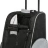 Trixie Reismand Trolley Zwart / Grijs - 36X27X50 CM