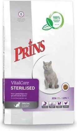 Prins Vital Care Kat Adult Sterilised - Kattenvoer - 1.5 Kg -Huisdierbenodigdheden 710x1200 7