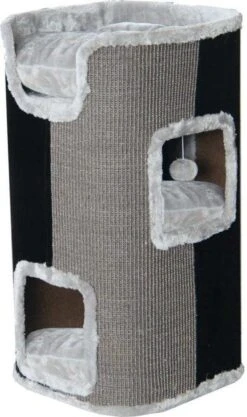 Katten Krab/klimmeubel Met 2 Gaten 75 Cm Grijs/zwart - Krabpaal - Krabton 5 Katten Krab/klimmeubel Met 2 Gaten 75 Cm Grijs/zwart - Krabpaal - Krabton -Huisdierbenodigdheden 711x1200 2