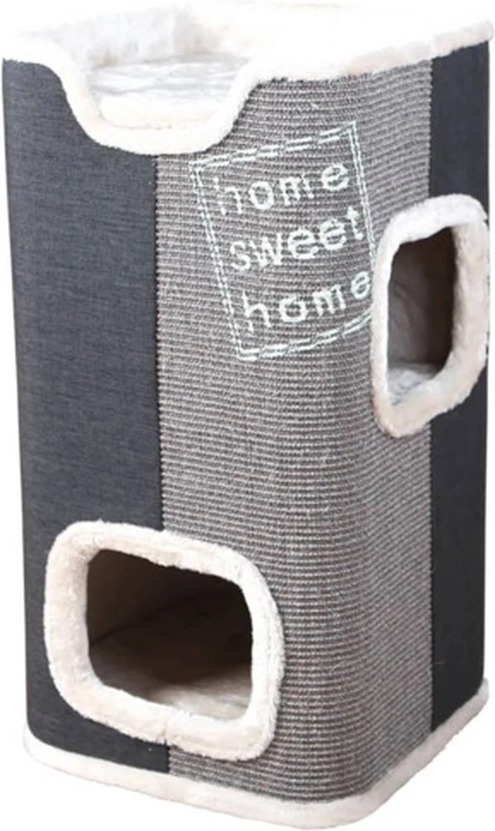 Trixie Krabton Jorge Antraciet / Grijs / Lichtgrijs (40X40X78 CM) 4 Trixie Krabton Jorge Antraciet / Grijs / Lichtgrijs (40X40X78 CM) - Afbeelding 4