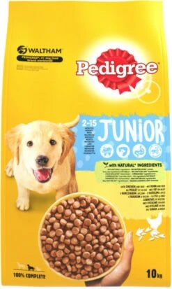 Pedigree Droog Junior Kip - Rijst 10 Kg -Huisdierbenodigdheden 717x1200
