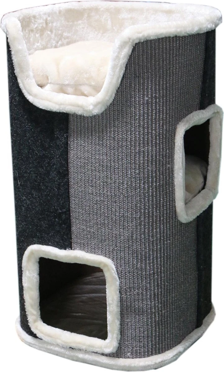 Adori Javana Wit&Grijs&Zwart - - 40x40x78 Cm 1 Adori Javana Wit&Grijs&Zwart - - 40x40x78 Cm