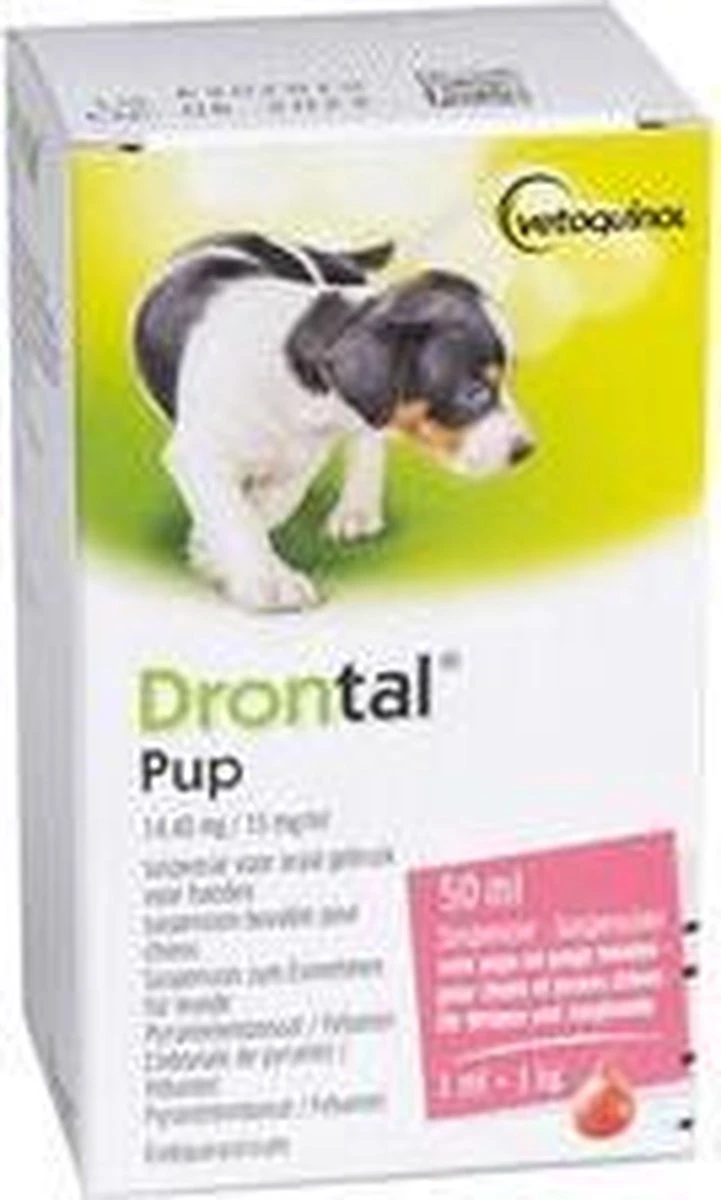 Drontal Pup Ontwormingsmiddel - Puppy - 50 Ml 4 Drontal Pup Ontwormingsmiddel - Puppy - 50 Ml - Afbeelding 4