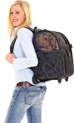 Flamingo - Hondenbuggy Smart City - Zwart - 32 X 29 X 52 Cm -Huisdierbenodigdheden 723x1200 2