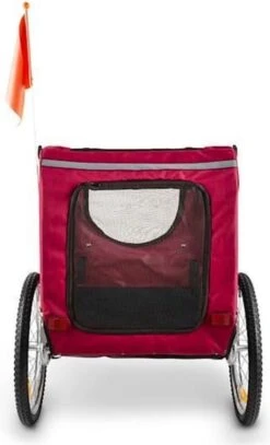 DURAMAXX King Rex Hondenfietskar Rijwielaanhanger - 250 Liter - Van Dieren Tot 40 Kg - 16" Luchtbanden - Staal -Huisdierbenodigdheden 728x1200