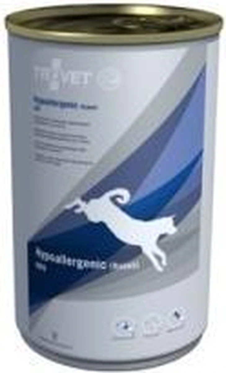TROVET Hypoallergenic RRD (Rabbit) Hond - 6 X 400 Gr Blikken 2 TROVET Hypoallergenic RRD (Rabbit) Hond - 6 X 400 Gr Blikken - Afbeelding 2