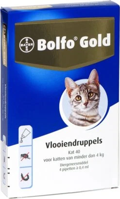 Bayer Bolfo Gold 40 Anti Vlooienmiddel - Kat - 0 Tot 4 Kg - 4 Pipetten -Huisdierbenodigdheden 729x1200 4