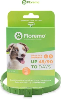 Floremo - Vlooienband En Tekenband Voor Hond - 3 Maanden Bescherming - Anti Tekenmiddel