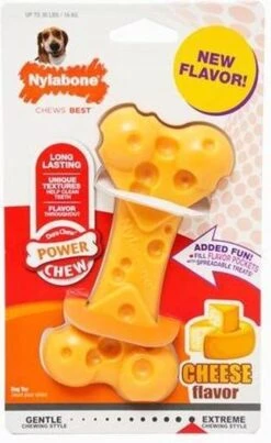 Nylabone Durable Cheese Bone - M -Huisdierbenodigdheden 735x1200 1