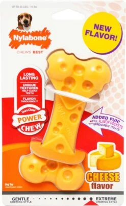 Nylabone Durable Cheese Bone - M -Huisdierbenodigdheden 735x1200