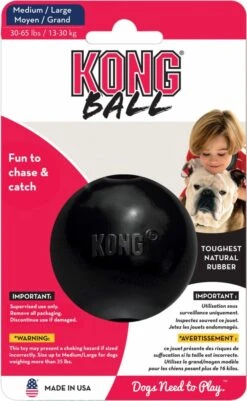 Kong Extreme Bal - Hondenspeelgoed - Zwart - M/L -Huisdierbenodigdheden 740x1200