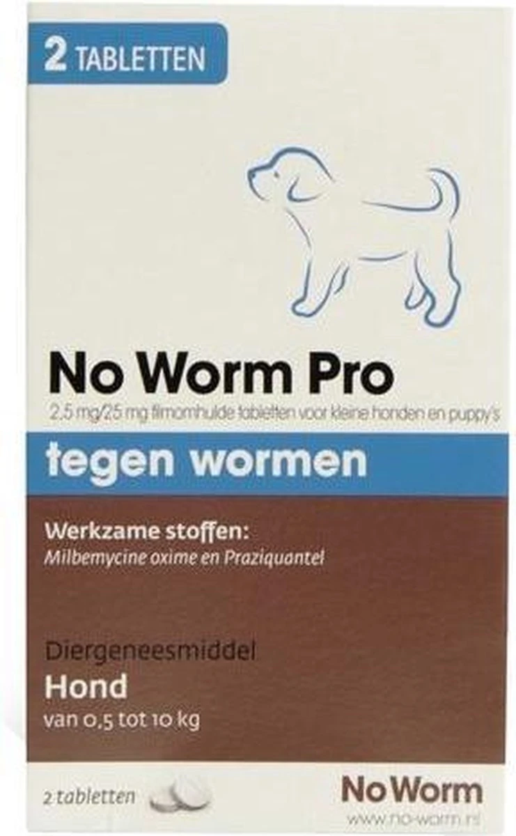 Emax Exil No Worm Pro - Puppy - 2 Tabletten 8 Emax Exil No Worm Pro - Puppy - 2 Tabletten - Afbeelding 8