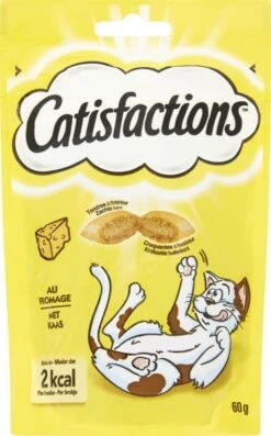 Catisfactions Kattensnoepjes - Kaas - Kattensnack - 60 G - 1 Zakje -Huisdierbenodigdheden 746x1200 5