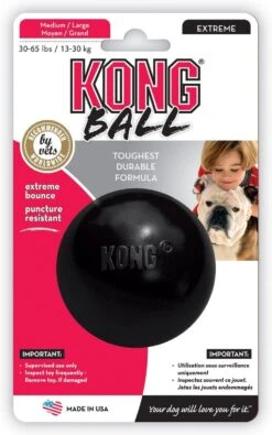 Kong Extreme Bal - Hondenspeelgoed - Zwart - M/L -Huisdierbenodigdheden 750x1200 8