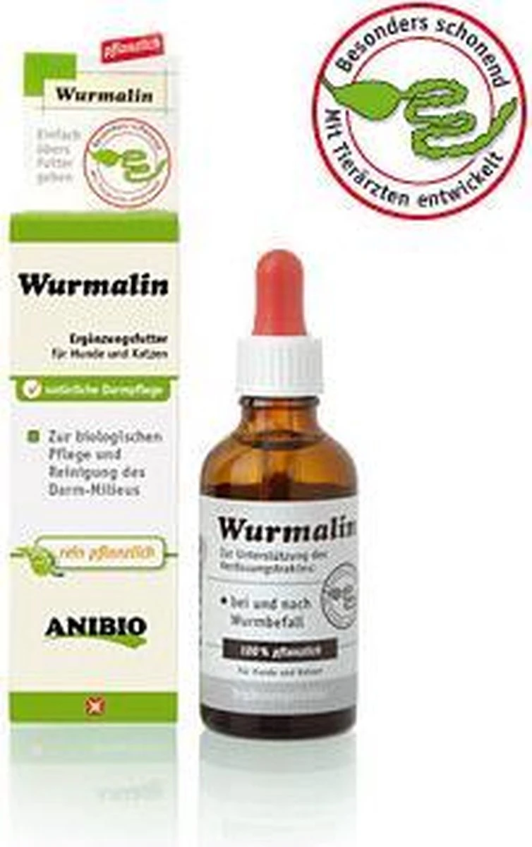 Anibio Wurmalin - Ontwormen Hond En Kat -50 Ml 1 Anibio Wurmalin - Ontwormen Hond En Kat -50 Ml
