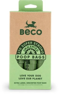 Beco Pets Duurzame Hondenpoepzakjes - Groot & Sterk - 270 Stuks (18 X 15)