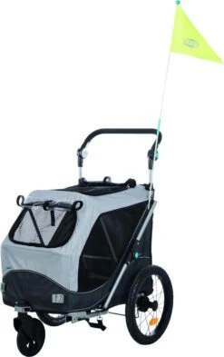 Trixie Hondenfietskar Opvouwbaar Grijs 90 X 63 X 95 Cm -Huisdierbenodigdheden 755x1200 2