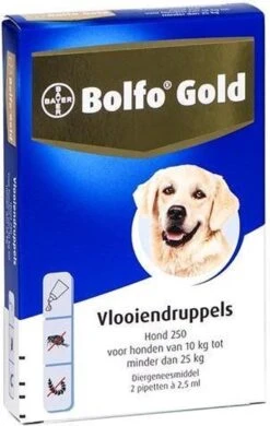 Bayer Bolfo Gold 100 Anti Vlooienmiddel Hond - 4 Tot 10 Kg - 2 Pipetten -Huisdierbenodigdheden 760x1200 3