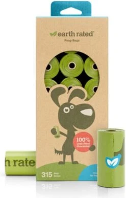 Earth Rated Poepzakjes Groen - - 22.8x33 Cm -Huisdierbenodigdheden 765x1200