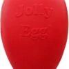 Jolly Pets Jolly Egg Hondenspeelgoed – Stevige Hondenbal - Gemaakt Van Extreem Duurzaam Kunststof - Geschikt Voor De Kleinere Hond – Weerbestendig - 20cm – Rood