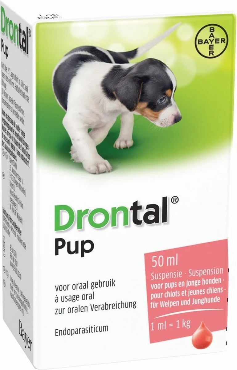 Drontal Pup Ontwormingsmiddel - Puppy - 50 Ml 1 Drontal Pup Ontwormingsmiddel - Puppy - 50 Ml