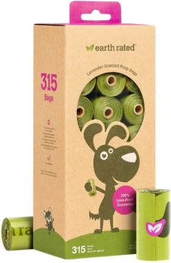 Earth Rated Poepzakjes Lavendel Groen - - 315 Stuks -Huisdierbenodigdheden 779x1200 2