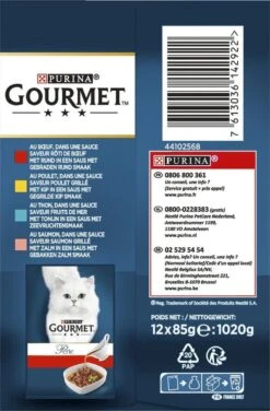 Gourmet Perle Sauce Delight - Kattenvoer Natvoer - Rund, Kip, Tonijn & Zalm - 48 X 85 Gr -Huisdierbenodigdheden 789x1200 5