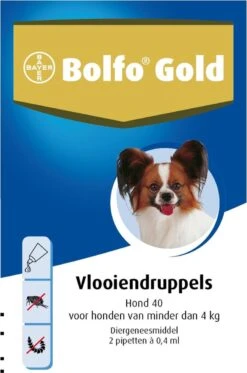 Bayer Bolfo Gold 40 Anti Vlooienmiddel - Hond - 0 Tot 4 Kg - 2 Pipetten -Huisdierbenodigdheden 794x1200 6