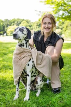 Pepets© – Hondenhanddoek – Honden Handdoek – Microvezel Handdoek – Handdoek Hond – Hondendeken – Droogdoek Hond – Dierendeken – Absorberend – 100*50CM - Beige - GRATIS Zonnebril -Huisdierbenodigdheden 800x1200 6