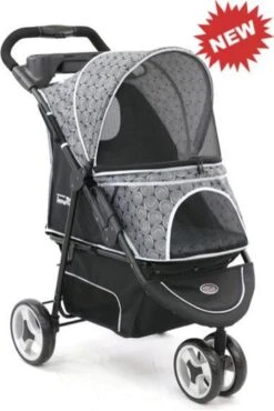 InnoPet Allure Onyx - Hondenbuggy - 94x51x102 Cm -Huisdierbenodigdheden 802x1200 1