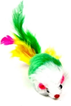 Kittynip Speelmuizen Set (10 Stuks) - Kattenspeeltjes Met Veren - Speelmuizen Met Veer - Kattenmuisjes - Kattenspeelgoed - Speelgoed Voor Katten - Katten Muisjes -Huisdierbenodigdheden 802x1200 7