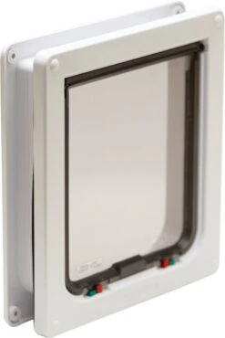 Cat Mate Kattendeur Groot Met Vierwegsluiting En Extra Vergrendeling - Wit -Huisdierbenodigdheden 802x1200 8