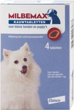 Elanco Milbemax Kauwtablet Hond - Anti Wormenmiddel - 12 G 4 Stuks 1 Tot 5 Kg -Huisdierbenodigdheden 813x1200