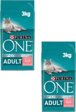Purina One Adult Zalm&Granen - Kattenvoer - 2 X 3 Kg -Huisdierbenodigdheden 815x1200 7