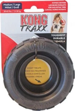 Kong Traxx Hondenspeelgoed - Rubber - M/L- Zwart -Huisdierbenodigdheden 816x1200 1
