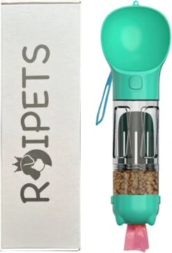 Merkloos 3 In 1 Honden Drinkfles - 350ml - Incl. Poepzakjes & Polsband- Lek Vrij - Voor Onderweg - Honden Bidon - Waterfles -Huisdierbenodigdheden 817x1200 1