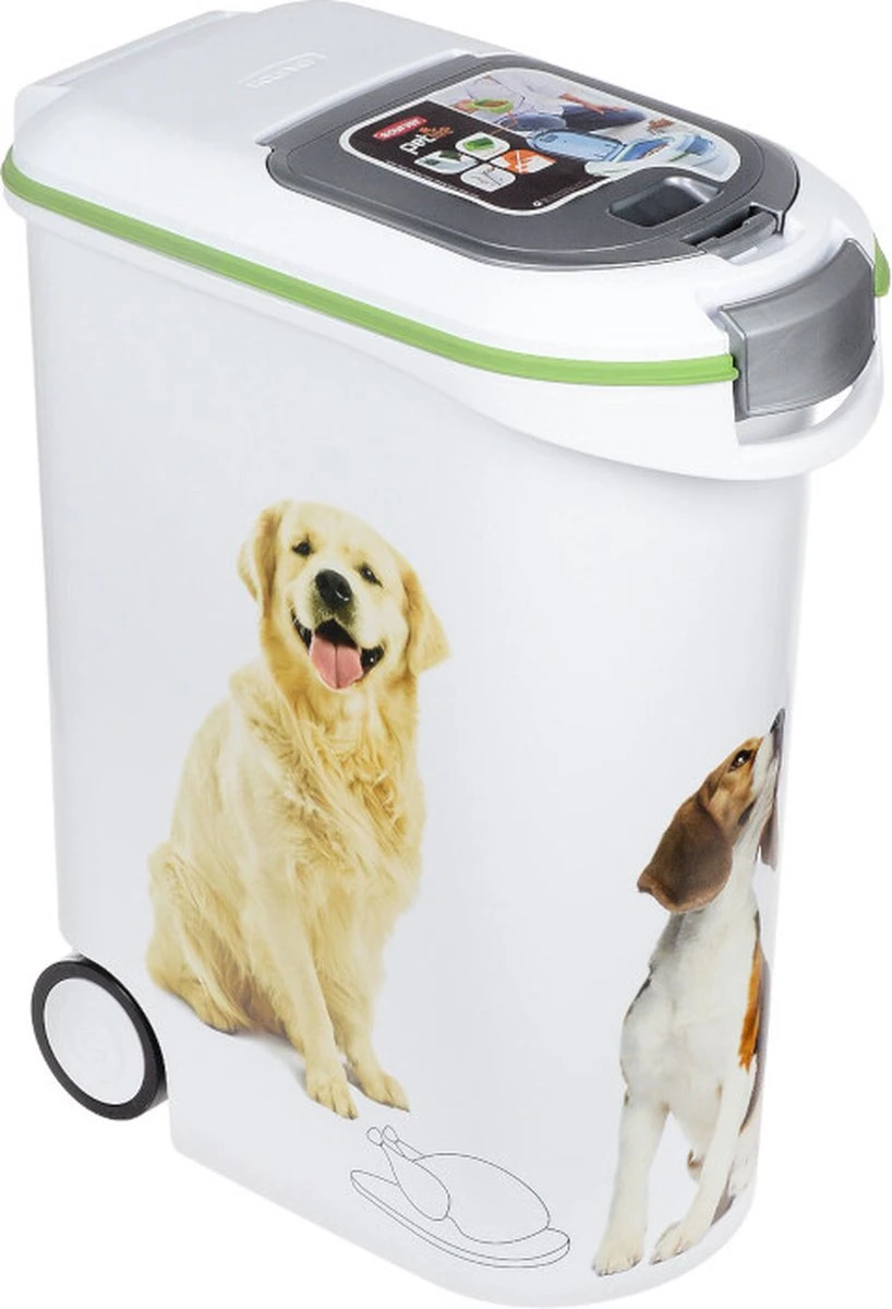 Curver Voedselcontainer Hond Wit 20kg 8 Curver Voedselcontainer Hond Wit 20kg - Afbeelding 8